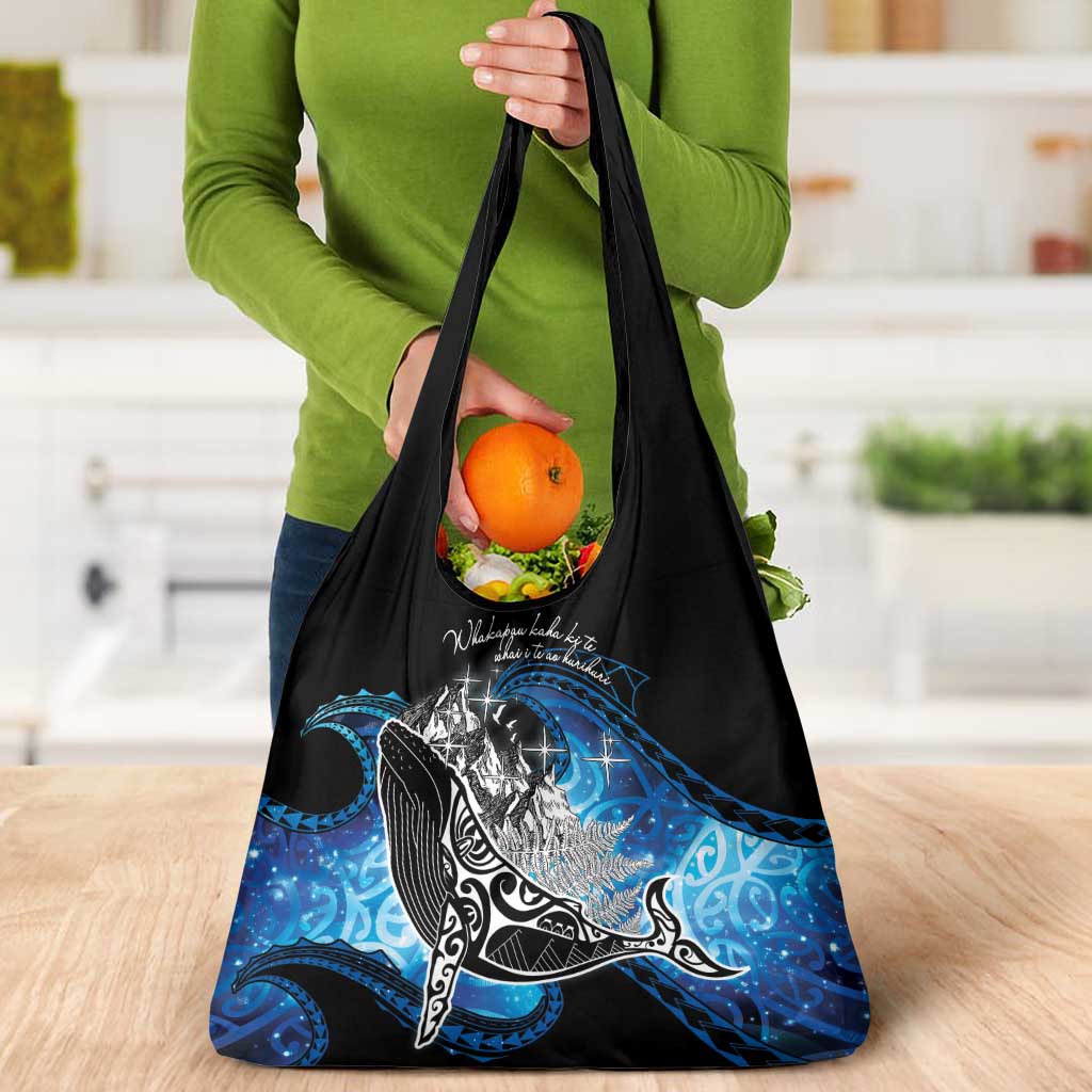 Maori Matariki Te Araroa Paikea Starry Grocery Bag Tangaroa Whakatauki LT7 - Polynesian Pride
