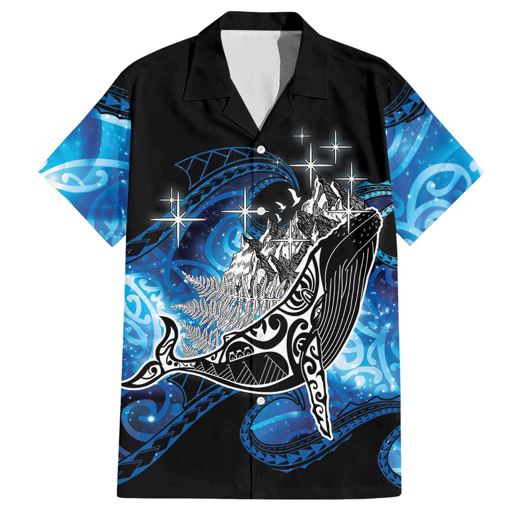 Maori Matariki Te Araroa Paikea Starry Hawaiian Shirt Tangaroa Whakatauki LT7 Black - Polynesian Pride