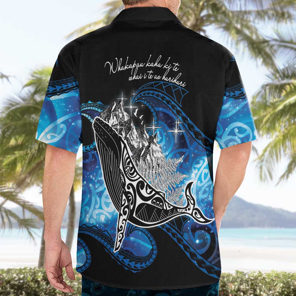 Maori Matariki Te Araroa Paikea Starry Hawaiian Shirt Tangaroa Whakatauki LT7 - Polynesian Pride