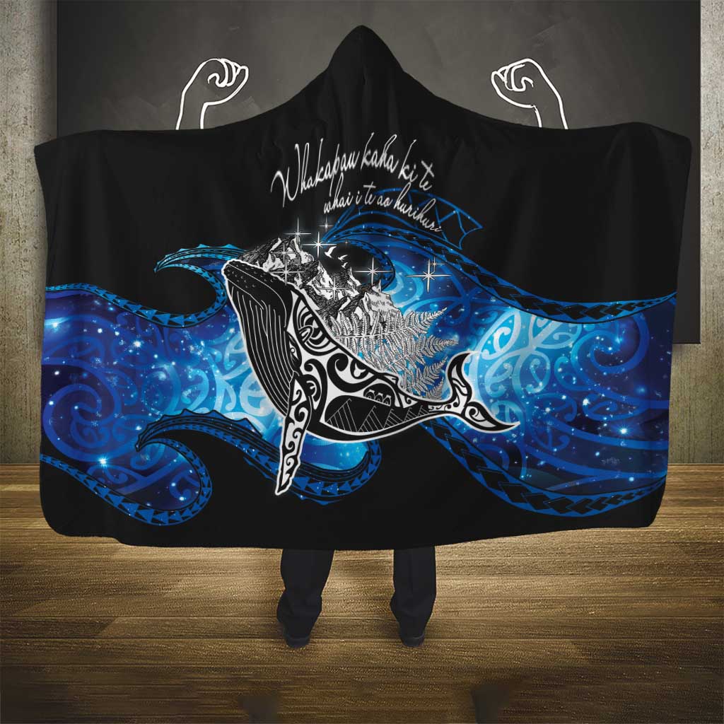 Maori Matariki Te Araroa Paikea Starry Hooded Blanket Tangaroa Whakatauki LT7 - Polynesian Pride