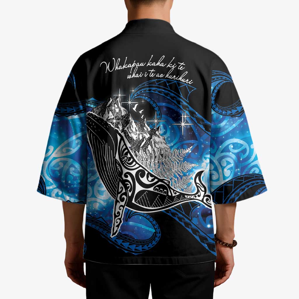 Maori Matariki Te Araroa Paikea Starry Kimono Tangaroa Whakatauki