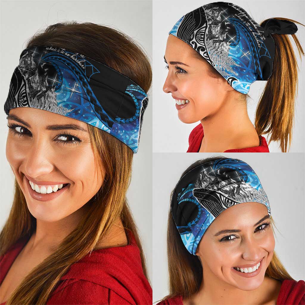 Maori Matariki Te Araroa Paikea Starry Neck Gaiter Tangaroa Whakatauki LT7 - Polynesian Pride