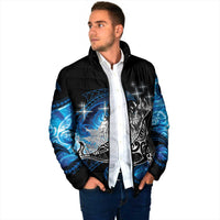 Maori Matariki Te Araroa Paikea Starry Padded Jacket Tangaroa Whakatauki