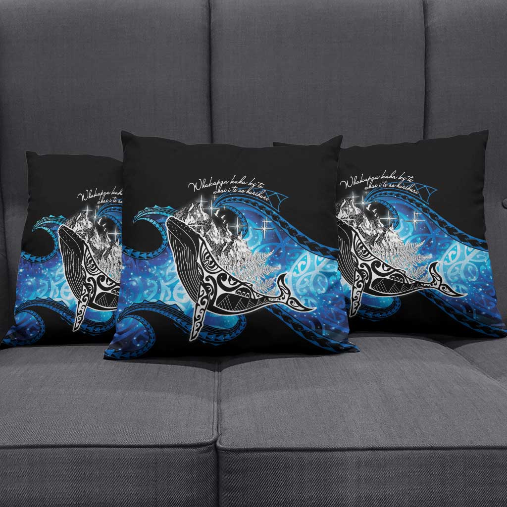 Maori Matariki Te Araroa Paikea Starry Pillow Cover Tangaroa Whakatauki LT7 - Polynesian Pride