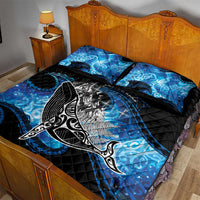 Maori Matariki Te Araroa Paikea Starry Quilt Bed Set Tangaroa Whakatauki LT7 - Polynesian Pride