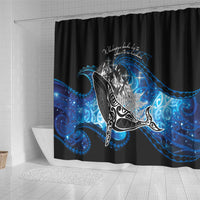 Maori Matariki Te Araroa Paikea Starry Shower Curtain Tangaroa Whakatauki LT7 - Polynesian Pride
