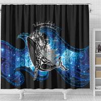 Maori Matariki Te Araroa Paikea Starry Shower Curtain Tangaroa Whakatauki LT7 - Polynesian Pride