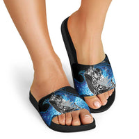 Maori Matariki Te Araroa Paikea Starry Slide Sandals Tangaroa Whakatauki LT7 - Polynesian Pride