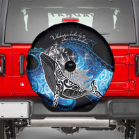 Maori Matariki Te Araroa Paikea Starry Spare Tire Cover Tangaroa Whakatauki