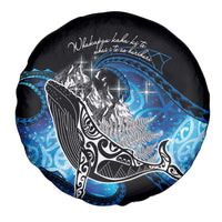 Maori Matariki Te Araroa Paikea Starry Spare Tire Cover Tangaroa Whakatauki