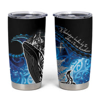 Maori Matariki Te Araroa Paikea Starry Tumbler Cup Tangaroa Whakatauki LT7 Black - Polynesian Pride