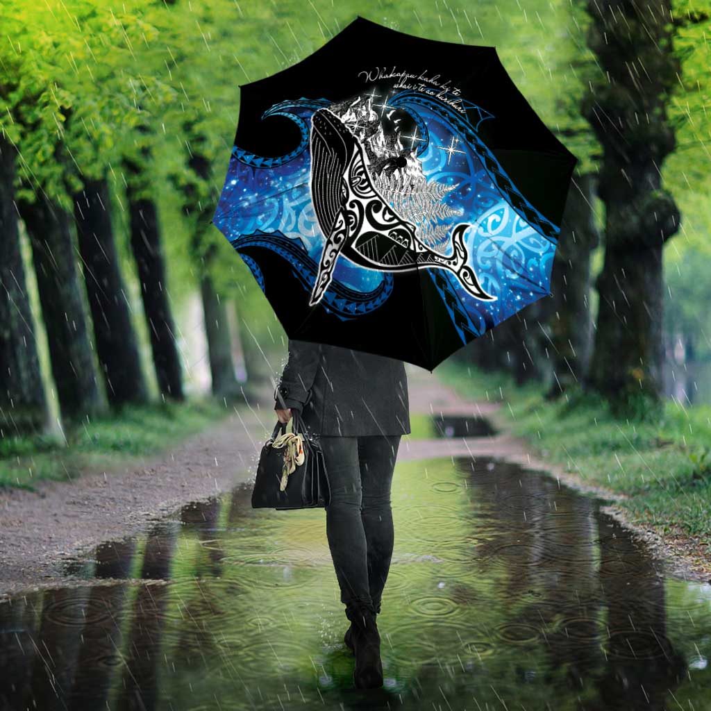 Maori Matariki Te Araroa Paikea Starry Umbrella Tangaroa Whakatauki LT7 - Polynesian Pride