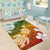 Kanaka Maoli Hawaii Flag Day Area Rug Vibrant Frangipani