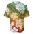 Kanaka Maoli Hawaii Flag Day Baseball Jersey Vibrant Frangipani