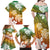 Kanaka Maoli Hawaii Flag Day Family Matching Off Shoulder Maxi Dress and Hawaiian Shirt Vibrant Frangipani