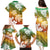 Kanaka Maoli Hawaii Flag Day Family Matching Puletasi and Hawaiian Shirt Vibrant Frangipani