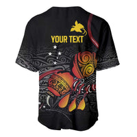 Personalized Papua New Guinea Milne Bay Baseball Jersey Bagi Necklace Mix Lime Pot Grunge