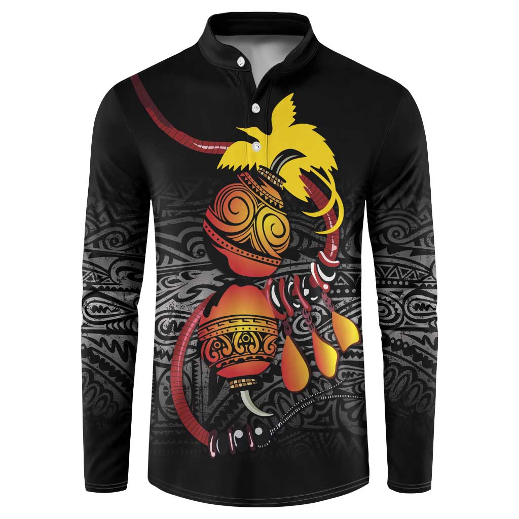 Personalized Papua New Guinea Milne Bay Button Sweatshirt Bagi Necklace Mix Lime Pot Grunge