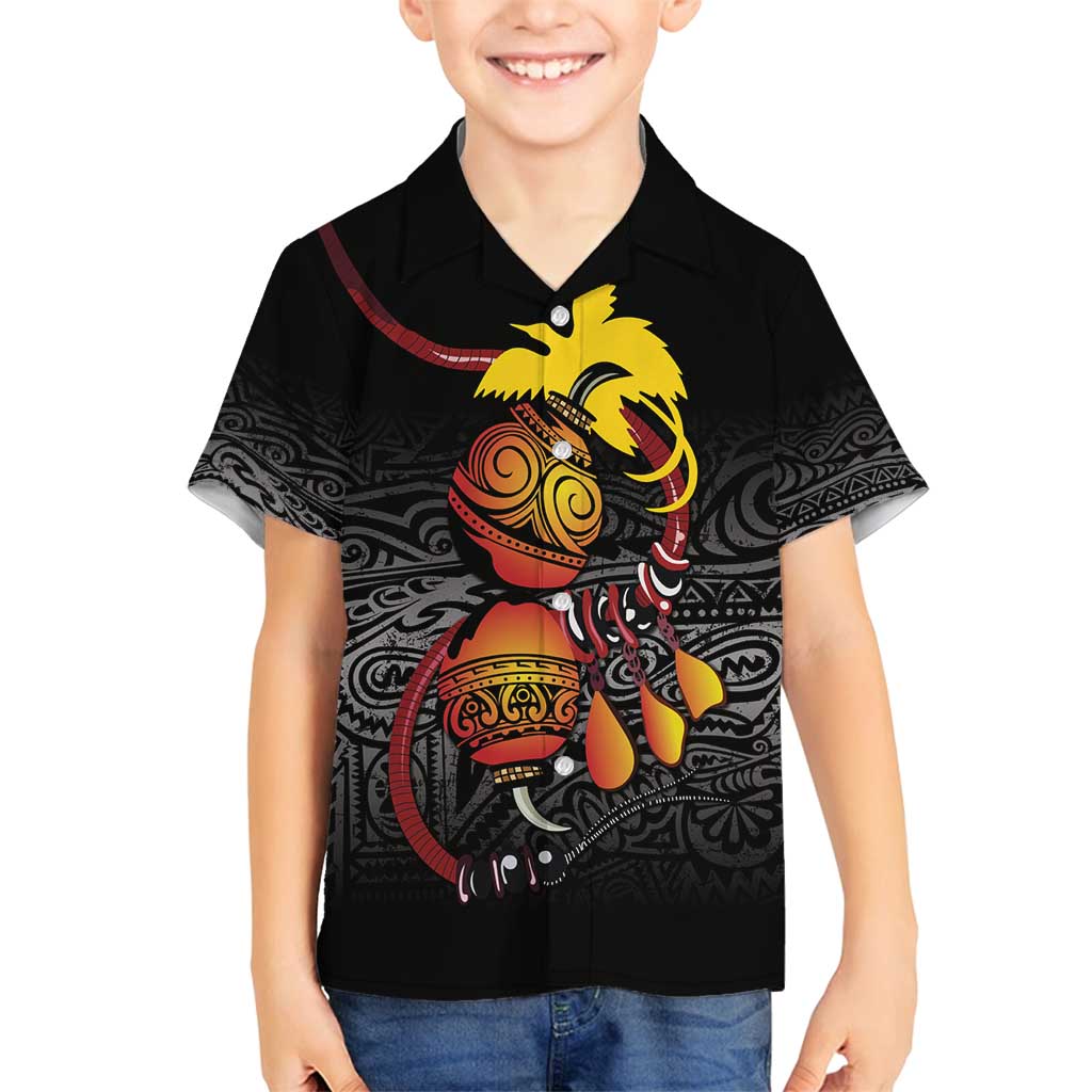 Personalized Papua New Guinea Milne Bay Family Matching Summer Maxi Dress and Hawaiian Shirt Bagi Necklace Mix Lime Pot Grunge