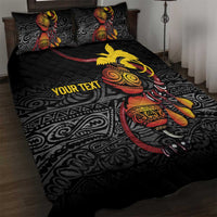 Personalized Papua New Guinea Milne Bay Quilt Bed Set Bagi Necklace Mix Lime Pot Grunge