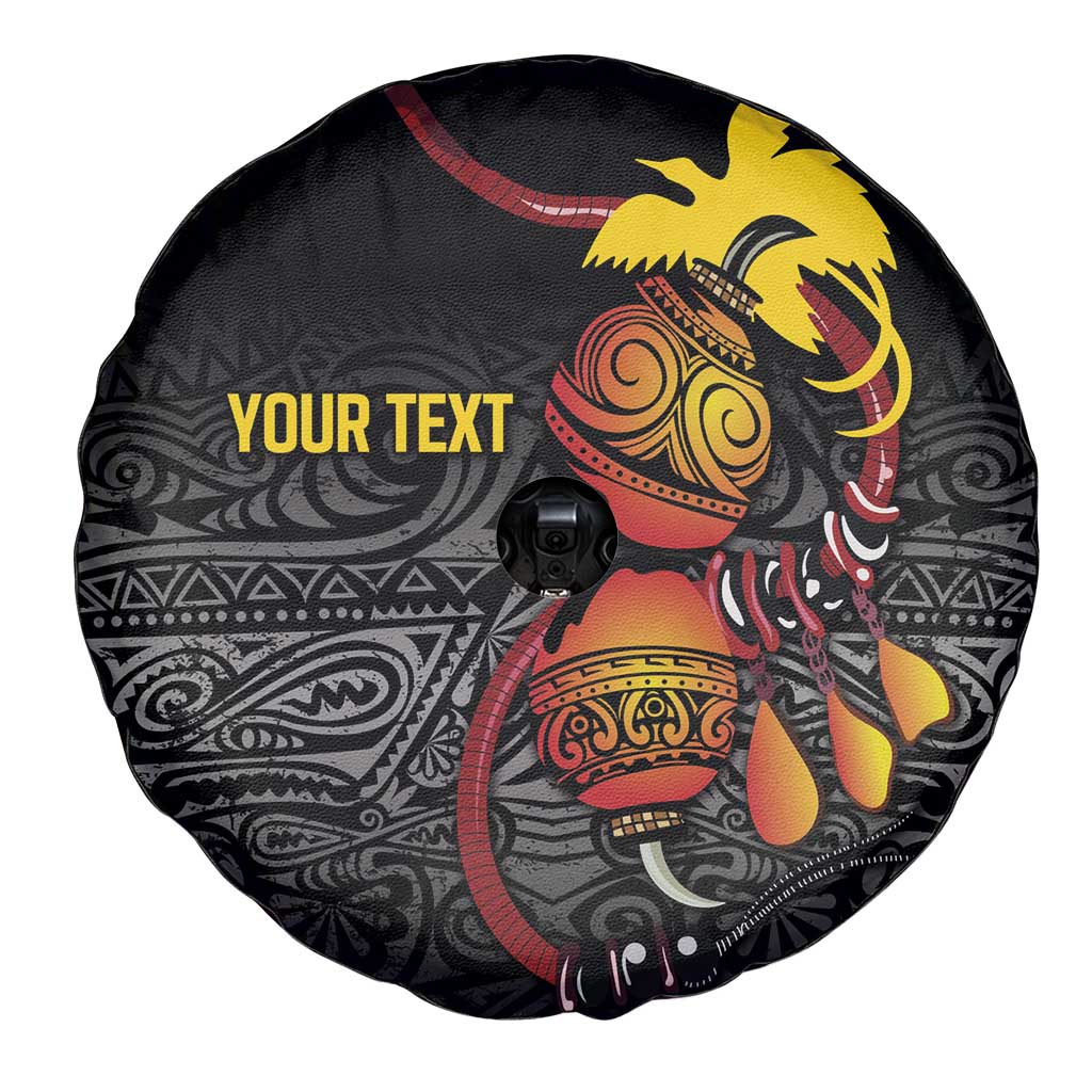 Personalized Papua New Guinea Milne Bay Spare Tire Cover Bagi Necklace Mix Lime Pot Grunge