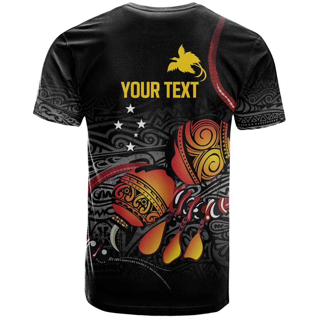 Personalized Papua New Guinea Milne Bay T Shirt Bagi Necklace Mix Lime Pot Grunge