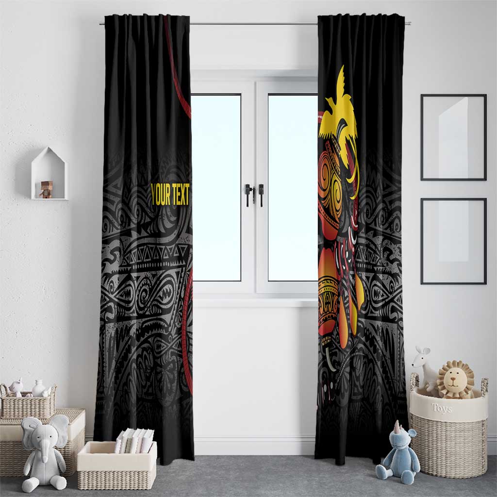 Personalized Papua New Guinea Milne Bay Window Curtain Bagi Necklace Mix Lime Pot Grunge