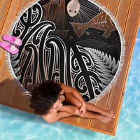 Aotearoa Maori - Australia Indigenous Beach Blanket Koiri Whakairo Mix Aboriginal Art LT7 - Polynesian Pride
