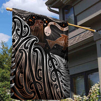 Aotearoa Maori - Australia Indigenous Garden Flag Koiri Whakairo Mix Aboriginal Art - Polynesian Pride