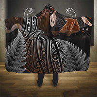 Aotearoa Maori - Australia Indigenous Hooded Blanket Koiri Whakairo Mix Aboriginal Art - Polynesian Pride