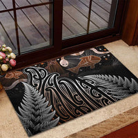 Aotearoa Maori - Australia Indigenous Rubber Doormat Koiri Whakairo Mix Aboriginal Art LT7 - Polynesian Pride