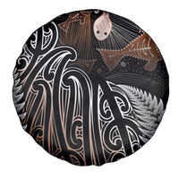 Aotearoa Maori - Australia Indigenous Spare Tire Cover Koiri Whakairo Mix Aboriginal Art - Polynesian Pride