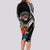 Personalised Polynesian Dog Long Sleeve Bodycon Dress Rottweiler With Polynesia Pattern Curve Style LT7 - Polynesian Pride