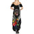 Personalised Polynesian Dog Summer Maxi Dress Rottweiler With Polynesia Pattern Curve Style LT7 - Polynesian Pride