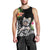 Personalised Polynesian Men Tank Top With Yorkshire Terrier Floral Style LT7 - Polynesian Pride