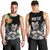 Personalised Polynesian Men Tank Top With Yorkshire Terrier Floral Style LT7 - Polynesian Pride