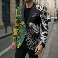 Custom Rugby South Africa New Zealand Greatest Rivals Blazer Tribal Motifs LT7 - Polynesian Pride