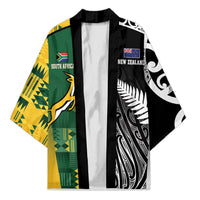Custom Rugby South Africa New Zealand Greatest Rivals Kimono Tribal Motifs LT7 Unisex Multicolor - Polynesian Pride