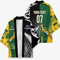 Custom Rugby South Africa New Zealand Greatest Rivals Kimono Tribal Motifs LT7 - Polynesian Pride