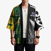 Custom Rugby South Africa New Zealand Greatest Rivals Kimono Tribal Motifs LT7 - Polynesian Pride