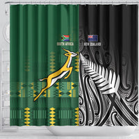 Rugby South Africa New Zealand Greatest Rivals Shower Curtain Tribal Motifs LT7 - Polynesian Pride
