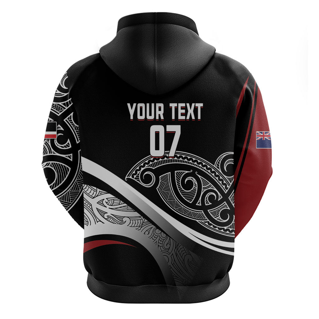 Aotearoa Maori Rugby Custom Hoodie Kapa O Pango LT7 - Polynesian Pride