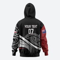 Aotearoa Maori Rugby Custom Hoodie Kapa O Pango LT7 - Polynesian Pride