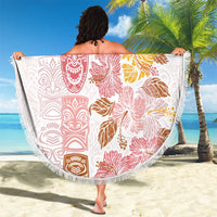 Christmas Aloha Hawaii Tiki Beach Blanket Hibiscus Spring Colors - Polynesian Pride