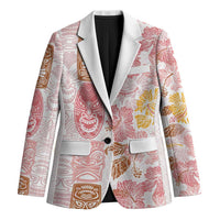 Christmas Aloha Hawaii Tiki Blazer Hibiscus Spring Colors - Polynesian Pride