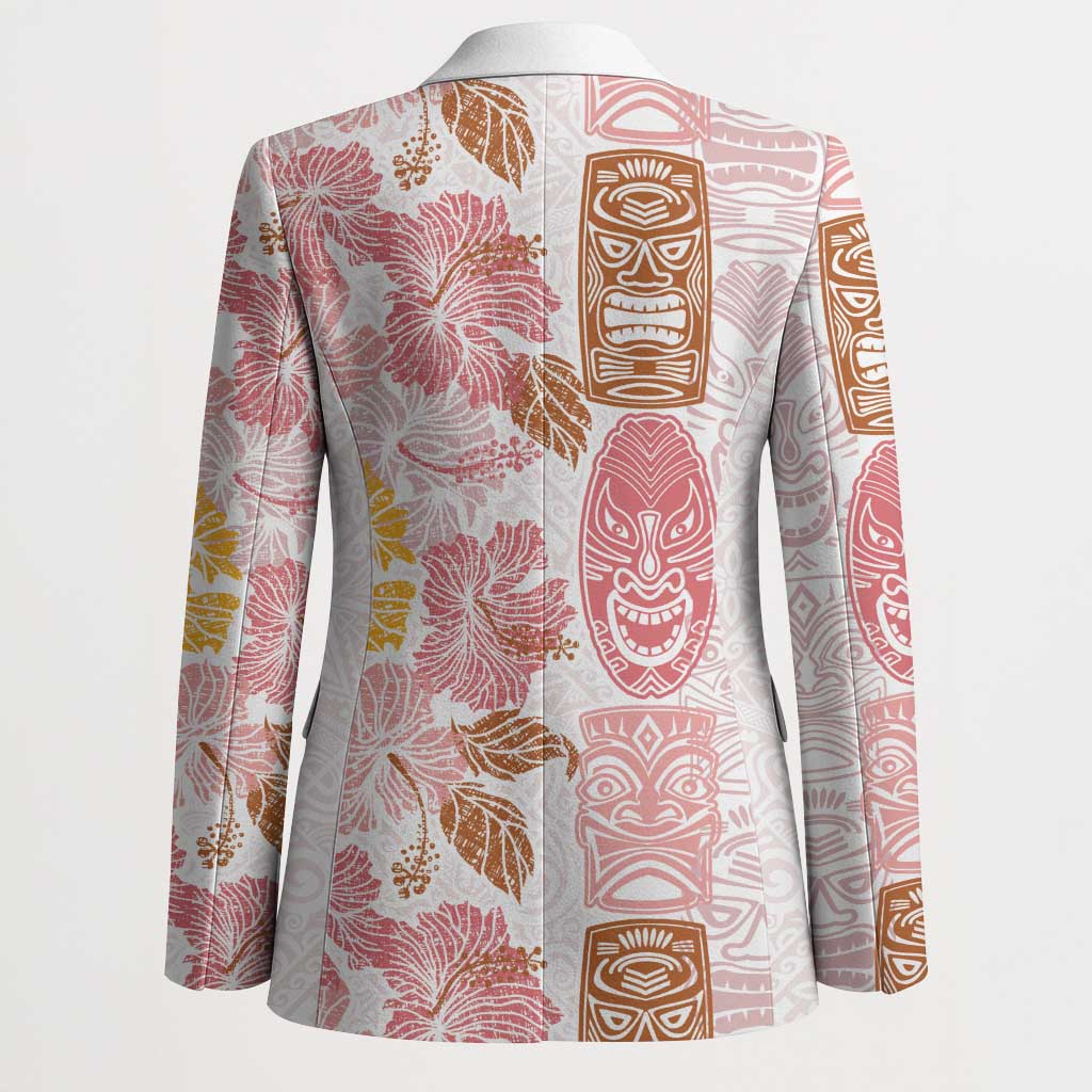 Christmas Aloha Hawaii Tiki Blazer Hibiscus Spring Colors - Polynesian Pride