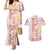 Christmas Aloha Hawaii Tiki Couples Matching Mermaid Dress and Hawaiian Shirt Hibiscus Spring Colors - Polynesian Pride
