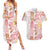 Christmas Aloha Hawaii Tiki Couples Matching Summer Maxi Dress and Hawaiian Shirt Hibiscus Spring Colors - Polynesian Pride
