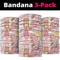 Christmas Aloha Hawaii Tiki Neck Gaiter Hibiscus Spring Colors - Polynesian Pride