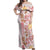 Christmas Aloha Hawaii Tiki Off Shoulder Maxi Dress Hibiscus Spring Colors - Polynesian Pride